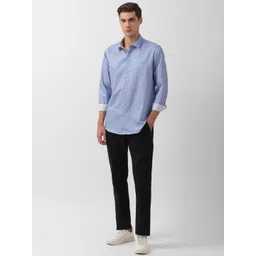 SIMON CARTER LONDON Slim Fit Conversational Printed Pure Cotton Casual Shirt image 3