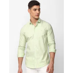 SIMON CARTER LONDON Slim Fit Striped Pure Cotton Casual Shirt-picture-15