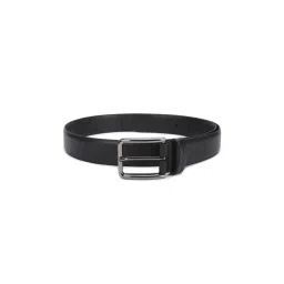Simon Carter Black Leather Textured Formal Belt for Men-picture-18