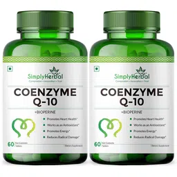 simply herbal Coenzyme Q10 200mg Tablets with Bioperine Antioxidant Supplements-picture-13