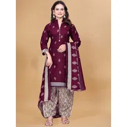 SIMPLYETHNIC Women Ethnic Motifs Printed Kurta with Salwar & Dupatta-picture-19