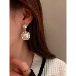 Simran Creation Geometric Drop Earrings image 4