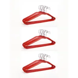 SINAL Red 30 Pieces Rust-Free Bar Shirt Hangers-picture-13