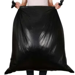 Singhal 30x37 inch 120 Micron Black Plastic Garbage Bag for Kitchen, Office, Warehouse &a; Restaurant (Pack of 100)-picture-31
