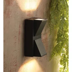sinoman Waterproof 2 Way Warm White 3 Watt Black Colour Metal & Glass LED Outdoor Wall Light-picture-24