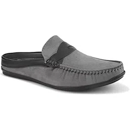 sir corbett Suede Back Open Loafers for Men | Half Lofer | Backless Lofar-picture-26