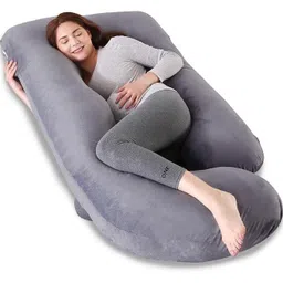 siroki bond Microfibre Pregnancy Pillow Pack of 1 Solid-picture-12