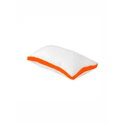Siroki Bond Orange & White Polyester Breathable Rectangular Sleep Pillow-picture-25