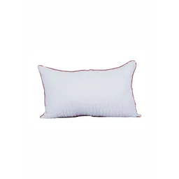 Siroki Bond Red & White Polyester Breathable Rectangular Sleep Pillow-picture-35