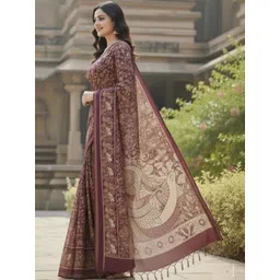 Sita Ethnic Motifs Pure Cotton Handloom Saree-picture-11