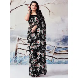 Sitanjali Floral Printed Pure Georgette Bagh Saree-picture-11