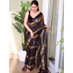 Sitanjali Floral Pure Georgette Saree-picture-31