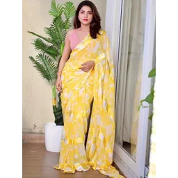 Sitanjali Floral Pure Georgette Saree-picture-36