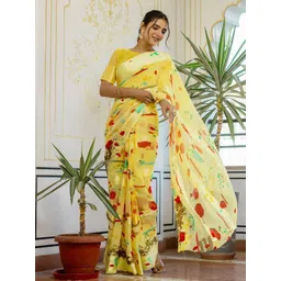 Sitanjali Geometric Printed Satin Saree-picture-22