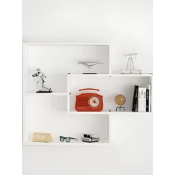 SIVOM White Multipurpose Wooden Wall Shelves-picture-25