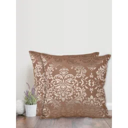 Sivya by Home Brown Damask Self Design Cushion Covers (Pack of 2)-picture-19