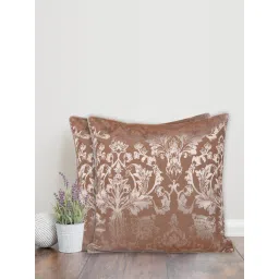 Sivya by Home Brown Fiore Damask Self Design Cushion Covers (Pack of 2)-picture-10