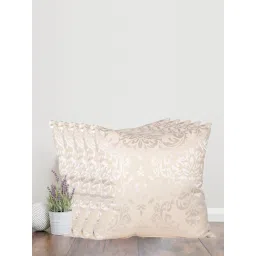 Sivya by Home Cream Damask Self Design Cushion Covers (Pack of 5)-picture-28