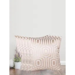 Sivya by Home Cream Hexa Self Design Cushion Covers (Pack of 5)-picture-29
