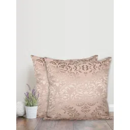 Sivya by Home Gold Damask Self Design Cushion Covers (Pack of 2)-picture-12