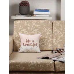 Sivya Pink & White Set of Single Embroidered Square Cushion Covers-picture-33