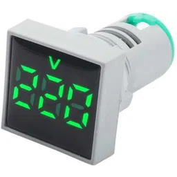 sixohms 22mm Digital AC Voltmeter 60-500V Panel LED Voltage Meter Indicator (RYG) Voltmeter image 5