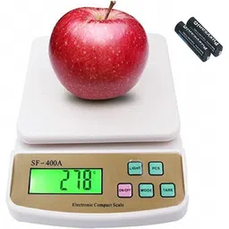 Siya Shine Electronic Digital 1Gram-10 Kg Weight Scale Lcd Kitchen Weight Scale Machine Measure for measuring fruits,shop,Food,Vegetable,vajan,offer,kata,weight machine Weighing Scale for grocery,kata,taraju,shop,computer kata,tarazu,jewellery,sabzi, Weighing scale (White) Weighing Scale-image-5