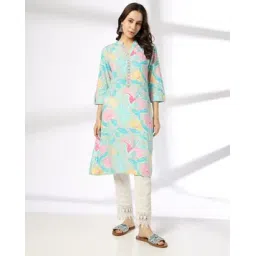 siyahi Women Floral Print Straight Kurta-picture-20