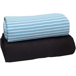 ARG-5001 Polyester Viscose Unstitched Shirt And Trousers Fabric Set for men combo Free Size (STRIPES 01)-image-3