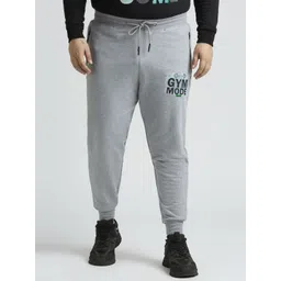 Sizeupp Men Plus Size Printed Cotton Joggers-image-25