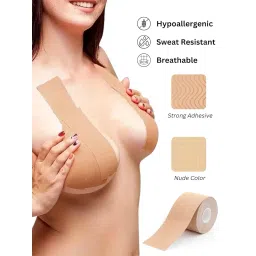 sizi BoobTape for Women & Breast Tape Breast Lift for Strapless Dress Nipple Tape for Women - Multipurpose Body Tape for Women Push Up Breast Lift Bra Booby Tape for Breast image 3