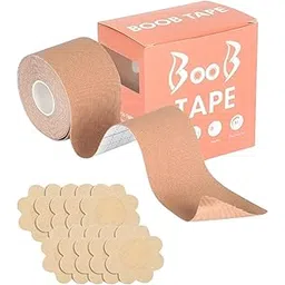 sizi Breast Shaper & Lifter Boob Tape with 10 Nipple Pasties for Women Push Up & Lifting Breast Tape Breast Lift Bra Tape for Breast.-picture-14