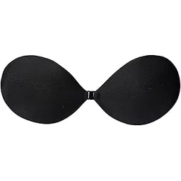 sizi Sticky Bras for Women Push up Seamless Bra Sticky Boobs Bralettes for Women Strapless Bras Lift with Nipple Cover. (in, Cup Band, B, Black)-picture-48