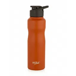 SIZZLE Orange & White Single Stainless Steel Brand Logo Water Bottle-picture-40