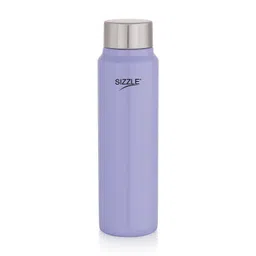 SIZZLE Purple & Steel Single Stainless Steel Brand Logo Water Bottle-picture-20