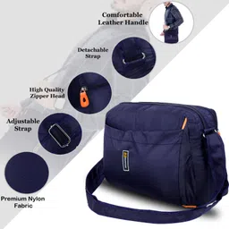 sj enterprises Blue Men Sling Bag Bag Cross body Men’s Sling Messenger Bag for Travel / Office / Business / Cash-picture-23