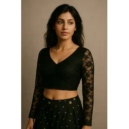 U-Neck Women Blouse-image-4