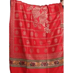 SK Fashion Wool Floral Print Women Shawl-image-2