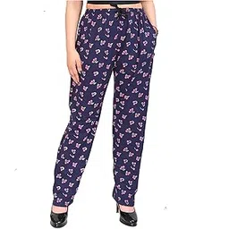 SK Hosiery Women's Super Soft Comfortable Cotton Printed Stretchable Pyjama Relaxed Lounge Pants with Pockets.-picture-14