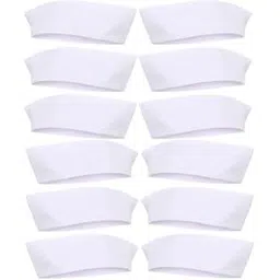 s.k White Authentic Gandhi Topi - Traditional White Cap for Marathi Wedding, Pooja, Functions - Maharashtrian Cap (Pack of 12)-picture-22