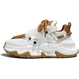 SK STARLOOK Men's Synthetic Lace-Up Chunky & Fashionable Sneaker | Running & Walking Shoes with Rubber Outsole Sneakers-picture-36