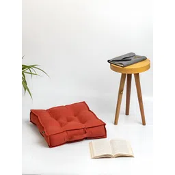 SKANDA FAB Brown Pure Cotton Floor Cushion-picture-15