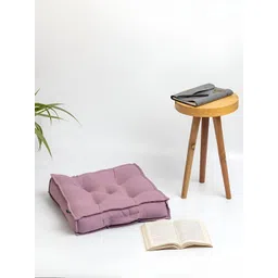 SKANDA FAB Purple Pure Cotton Floor Cushion-picture-41
