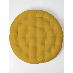 SKANDA FAB Yellow Pure Cotton Floor Cushion-picture-18