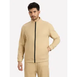 Skechers Beige Regular Fit Sports Jacket-picture-24