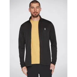 Skechers Black Regular Fit Sports Jacket image 1