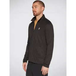 Skechers Black Regular Fit Sports Jacket image 3