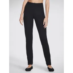 Skechers Black Slim Fit High Rise Pants-picture-44