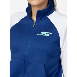 Skechers Blue & White Sports Jacket image 4