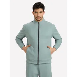 Skechers Blue Regular Fit Sports Jacket-picture-38